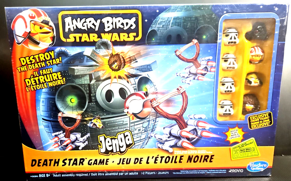 Angry Birds Star Wars Jenga Death Star Game New Sealed
